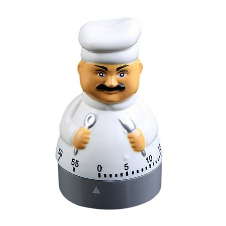 1pc Kitchen Timers Cartoon Chef Shape Plastic Count-down Timer Cook Helper Baking Tools
1pc Kitchen Timers Cartoon Chef Shape Plastic Count-down Timer Cook Helper Baking Tools