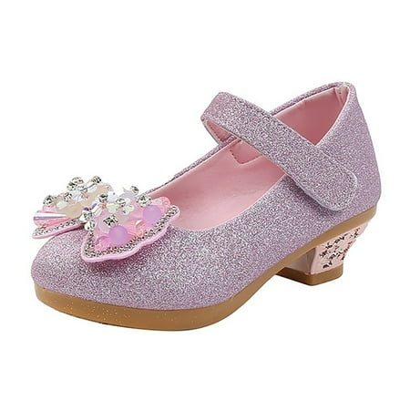 GYRATEDREAM Baby Girl Mary Jane Low Heel Ballet Flats Dress Shoes Toddler Girl Bridesmaids Shoes