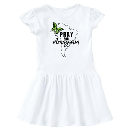 Inktastic Pray for Amazonia South America Silhouette with Butterfly Gift Baby Girl Dress
Inktastic Pray for Amazonia South America Silhouette with Butterfly Gift Baby Girl Dress