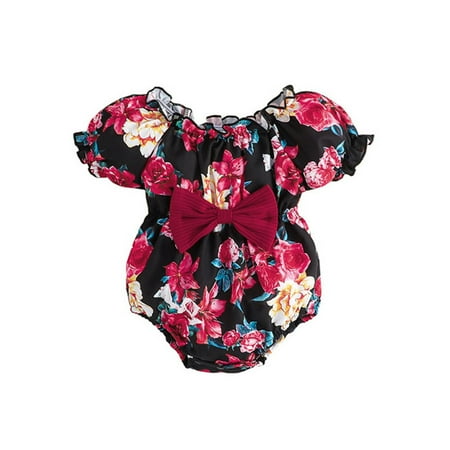 Children Girls Bodysuit Floral Bow Tie Printed Short Sleeve Cute Outdoor Sports Play Wear Soft Jumpsuits
Children Girls Bodysuit Floral Bow Tie Printed Short Sleeve Cute Outdoor Sports Play Wear Soft Jumpsuits
