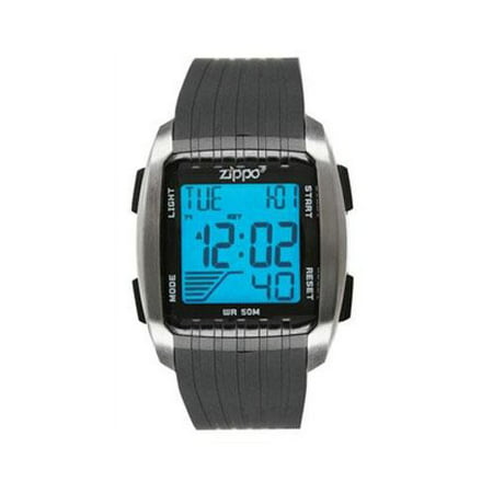 Zippo Digital Watch Black Band Zippo Digital Watch Black Ban