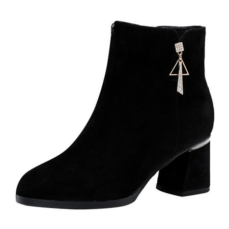 Wesracia Boots For Women Winter Boots Retro Breathable Suede Short Boots Shoes Chunky Heels Women s High Winter Plush Zipper Thermal Women s Boots
Wesracia Boots For Women Winter Boots Retro Breathable Suede Short Boots Shoes Chunky Heels Women s High Winter Plush Zipper Thermal Women s Boots