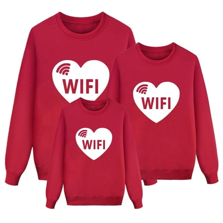 Fashion Long Sleeve Letter Printed Casual Hoodless Pullover Sweatshirt Blouse Family Matching Outfit Family Valentines Day Pajamas
Fashion Long Sleeve Letter Printed Casual Hoodless Pullover Sweatshirt Blouse Family Matching Outfit Family Valentines Day Pajamas