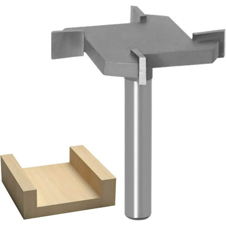 Spoilboard Surfacing Router Bit 4 Wings 6mm Shank Slab Flattening Planing Bits 40mm Cutting Diameter Carbide Planer Bit 1/4 Inch Cutting Height
Spoilboard Surfacing Router Bit 4 Wings 6mm Shank Slab Flattening Planing Bits 40mm Cutting Diameter Carbide Planer Bit 1/4 Inch Cutting Height