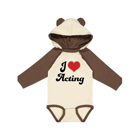 Inktastic Actor Gift I Love Acting Gift Baby Girl Long Sleeve Bodysuit 
Inktastic Actor Gift I Love Acting Gift Baby Girl Long Sleeve Bodysuit