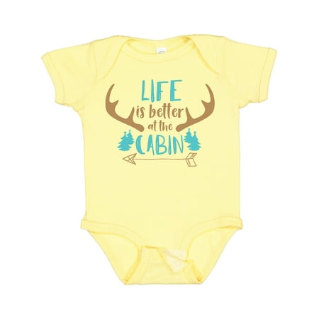 Inktastic Life is Better at the Cabin Deer Antlers Camping Gift Baby Boy or Baby Girl Bodysuit
Inktastic Life is Better at the Cabin Deer Antlers Camping Gift Baby Boy or Baby Girl Bodysuit