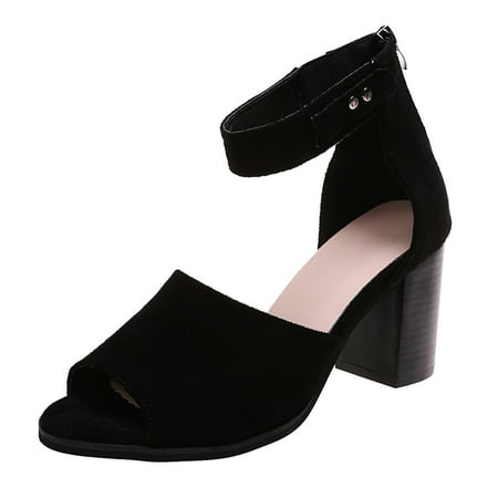 nsendm Two Strap Heeled Sandals Women Ladies Fashion Solid Color Fish Mouth Thong Sandals for Women Size 11 Sandal Black 9
nsendm Two Strap Heeled Sandals Women Ladies Fashion Solid Color Fish Mouth Thong Sandals for Women Size 11 Sandal Black 9