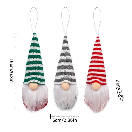Kokovifyves Home Decor 3Pcs Christmas Decoration Knitted Faceless Old Man Small Pendant
Kokovifyves Home Decor 3Pcs Christmas Decoration Knitted Faceless Old Man Small Pendant
