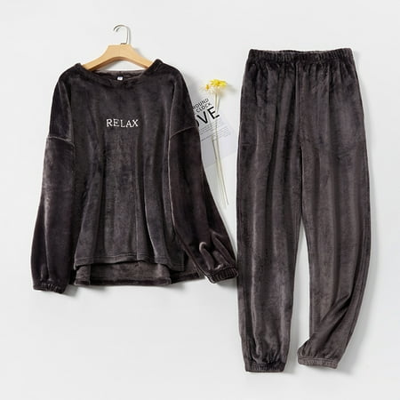Pajamas women autumn and winter warm suit coral fleece pajamas couples home wearM
Pajamas women autumn and winter warm suit coral fleece pajamas couples home wearM