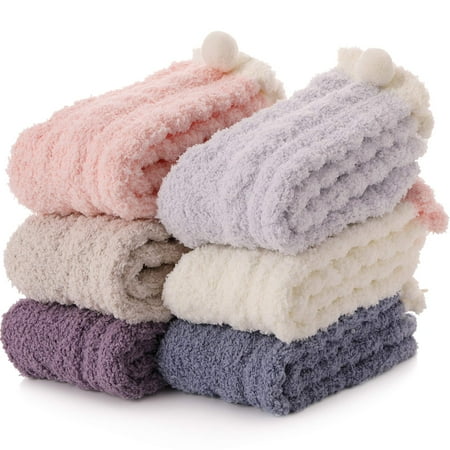 EBMORE Womens Fuzzy Socks Slipper Soft Cabin Fleece Cozy Fluffy Winter Sleep Stocking Stuffers Plush Christmas Mothers Day Gifts For Mom Valentines Day Socks for Adult(Multicolor (6 Pairs)
EBMORE Womens Fuzzy Socks Slipper Soft Cabin Fleece Cozy Fluffy Winter Sleep Stocking Stuffers Plush Christmas Mothers Day Gifts For Mom Valentines Day Socks for Adult(Multicolor (6 Pairs)