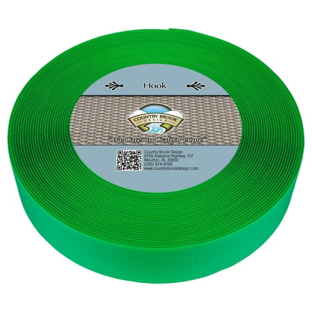 Country Brook Design® Hot Green Sew On Hook Only (2 inch 10 yards)