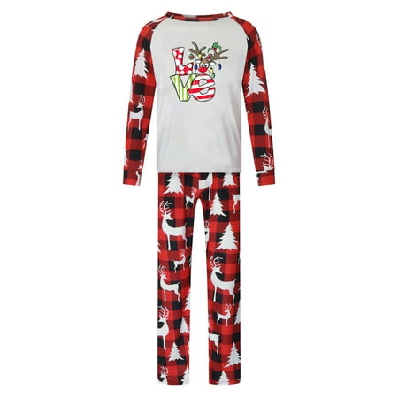 TMOYZQ Matching Christmas Pajamas for Family Parent-child Reindeer Printed Round Neck Long Sleeve Tee Tops with Plaid Pants Soft Loungewear Set Two Piece Sleepwear Outfits
TMOYZQ Matching Christmas Pajamas for Family Parent-child Reindeer Printed Round Neck Long Sleeve Tee Tops with Plaid Pants Soft Loungewear Set Two Piece Sleepwear Outfits