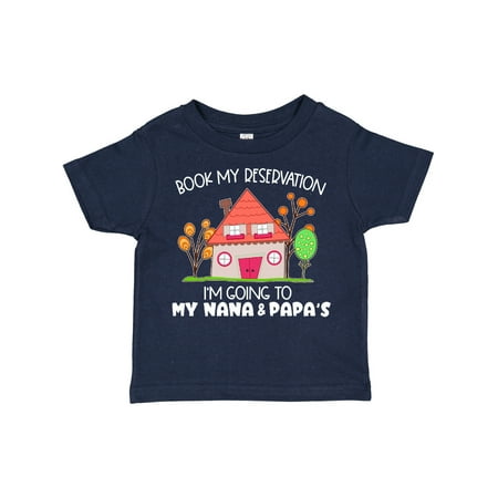 Inktastic Book My Reservation! I m Going to My Nana and Papa s- House Boys or Girls Toddler T-Shirt
Inktastic Book My Reservation! I m Going to My Nana and Papa s- House Boys or Girls Toddler T-Shirt