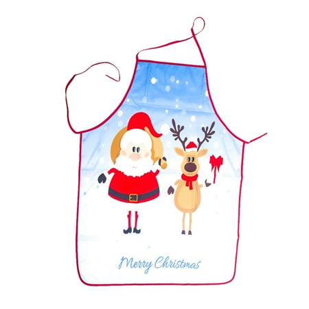 Christmas Themed Apron Home Kitchen Party Printing Pattern Apron Holiday Decoration F Type
Christmas Themed Apron Home Kitchen Party Printing Pattern Apron Holiday Decoration F Type