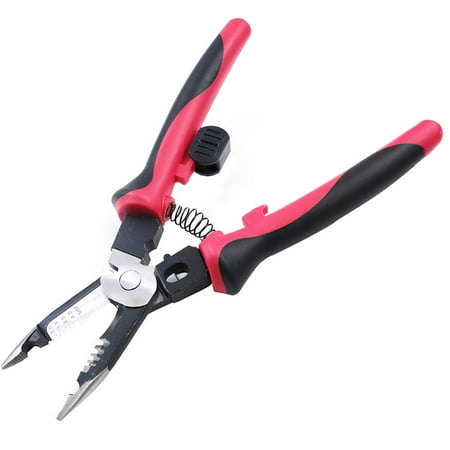 6-in-1 Wire Stripper Multifunctional Wire Cutter with Non-slip Handle Portable Wire Crimper for Home Electrician Maintenance Workers
6-in-1 Wire Stripper Multifunctional Wire Cutter with Non-slip Handle Portable Wire Crimper for Home Electrician Maintenance Workers