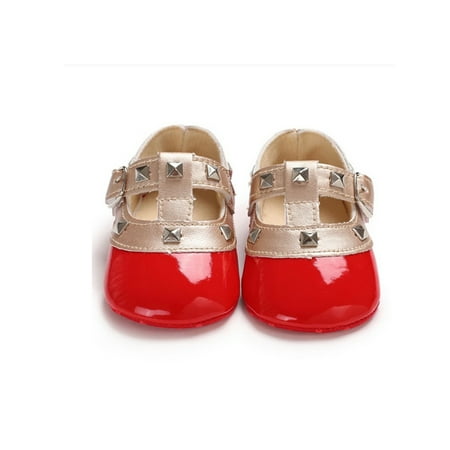 Newborn Baby Girl Bow Princess Shoes Soft Sole Crib Leather Solid Buckle Strap Flat With Heel Baby Shoes
Newborn Baby Girl Bow Princess Shoes Soft Sole Crib Leather Solid Buckle Strap Flat With Heel Baby Shoes