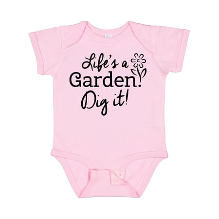 Inktastic Life s a Garden Dig It! Gift Baby Boy or Baby Girl Bodysuit