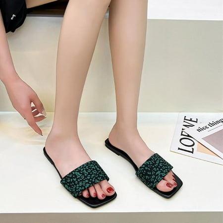 Todqot Slippers for Women- Casual Anti-slip Plus Size Summer Flat Quick-drying Beach Slippers Green 35
Todqot Slippers for Women- Casual Anti-slip Plus Size Summer Flat Quick-drying Beach Slippers Green 35