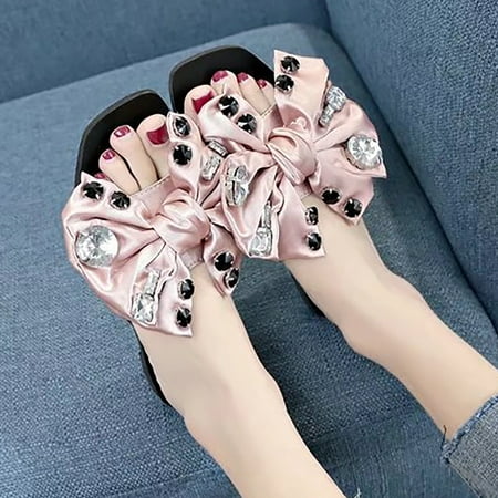 Cathalem Women s Square Head Flat Bottom Rhinestone Bow Roman Sandal Leopard Slide Slippers for Women Red 7.5
Cathalem Women s Square Head Flat Bottom Rhinestone Bow Roman Sandal Leopard Slide Slippers for Women Red 7.5