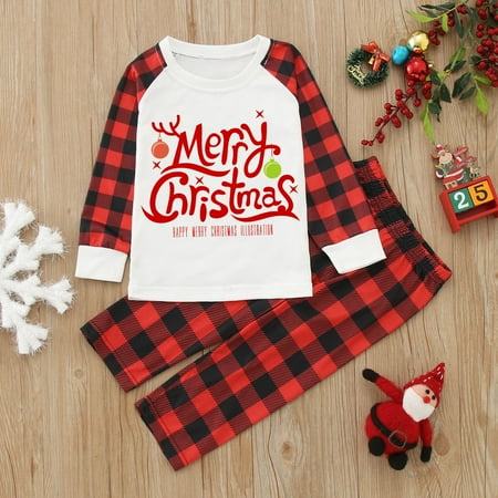 ERTUTUYI Kids Merry Christmas Plaid Family Clothes Matching Cute Prints Sets Kids Long Sleeve Tops Pants Plaid Prints Set Red 6
ERTUTUYI Kids Merry Christmas Plaid Family Clothes Matching Cute Prints Sets Kids Long Sleeve Tops Pants Plaid Prints Set Red 6