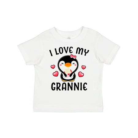 Inktastic I Love My Grannie with Cute Penguin and Hearts Gift Toddler Toddler Girl T-Shirt
Inktastic I Love My Grannie with Cute Penguin and Hearts Gift Toddler Toddler Girl T-Shirt