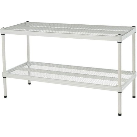 2 Tier Short Stacking Heavy Duty Metal Storage Shelving Unit 440 Pound Capacity per Shelf Great for Bathroom Pantry and Garage Storage White
2 Tier Short Stacking Heavy Duty Metal Storage Shelving Unit 440 Pound Capacity per Shelf Great for Bathroom Pantry and Garage Storage White