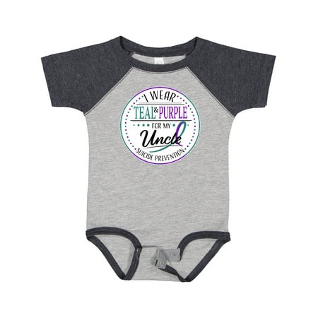Inktastic Suicide Prevention- I Wear Teal and Purple for My Uncle Gift Baby Boy or Baby Girl Bodysuit
Inktastic Suicide Prevention- I Wear Teal and Purple for My Uncle Gift Baby Boy or Baby Girl Bodysuit