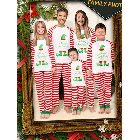 AMILIEe Christmas Family Matching Pajamas Set Xmas Striped Sleepwear for Baby Boys Girls Women Men
AMILIEe Christmas Family Matching Pajamas Set Xmas Striped Sleepwear for Baby Boys Girls Women Men
