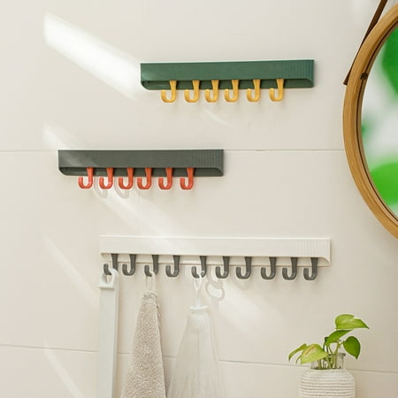 Fogcroll High Hardness Hanger Hook Space-saving PP Multi-purpose Nail-free Movable Row Hook Bathroom Accessories
Fogcroll High Hardness Hanger Hook Space-saving PP Multi-purpose Nail-free Movable Row Hook Bathroom Accessories