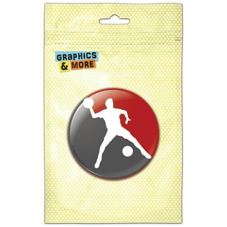 Dodgeball Sport Refrigerator Button Magnet