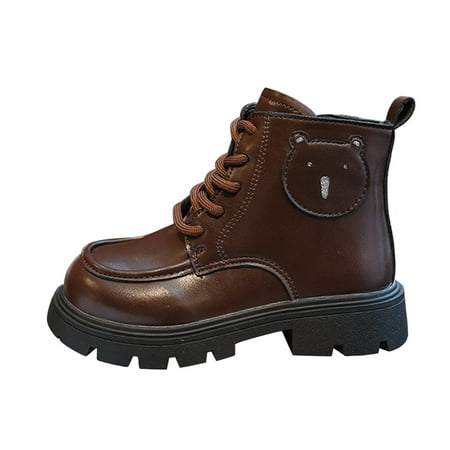 Huesdet Boys Girls Boots Lace Up Ankle Boots Toddler Fashion Shoes for Toddler Kids Unisex(Brown 6-7 Y)
Huesdet Boys Girls Boots Lace Up Ankle Boots Toddler Fashion Shoes for Toddler Kids Unisex(Brown 6-7 Y)