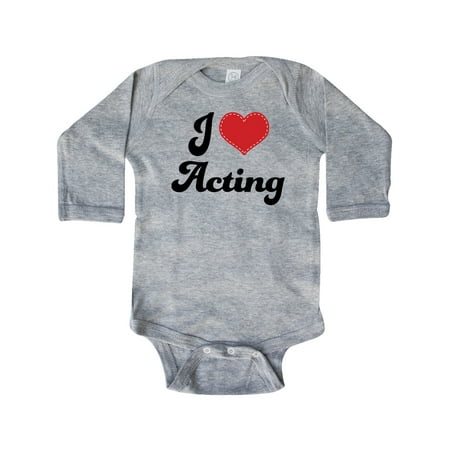 Inktastic Actor Gift I Love Acting Gift Baby Girl Long Sleeve Bodysuit
Inktastic Actor Gift I Love Acting Gift Baby Girl Long Sleeve Bodysuit