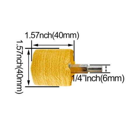 3inch Cotton Cloth Polishing Buffing Wheel Cone/Column/T-Shaped Grinding Head