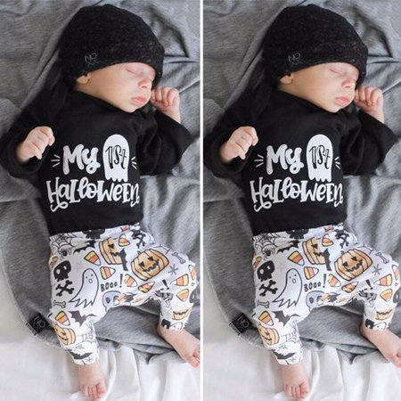 Newborn Baby Girl Boy Outfits Bodysuit Romper Pants Leggings Suit Long Sleeve Pajamas Halloween Clothes
Newborn Baby Girl Boy Outfits Bodysuit Romper Pants Leggings Suit Long Sleeve Pajamas Halloween Clothes
