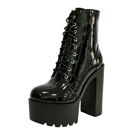 Wazshop Ladies Winter Boots Platform Boot High Heel Ankle Booties Fashion Side Zip Women Chunky Heeled Anti Slip Black 5.5
Wazshop Ladies Winter Boots Platform Boot High Heel Ankle Booties Fashion Side Zip Women Chunky Heeled Anti Slip Black 5.5