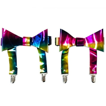 Rainbow Holo Garters (Set of 2)