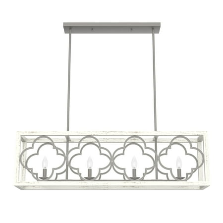 Hunter Gablecrest Painted Concrete and Rustic White 4 Light Linear Chandelier Ceiling Light Fixture
Hunter Gablecrest Painted Concrete and Rustic White 4 Light Linear Chandelier Ceiling Light Fixture