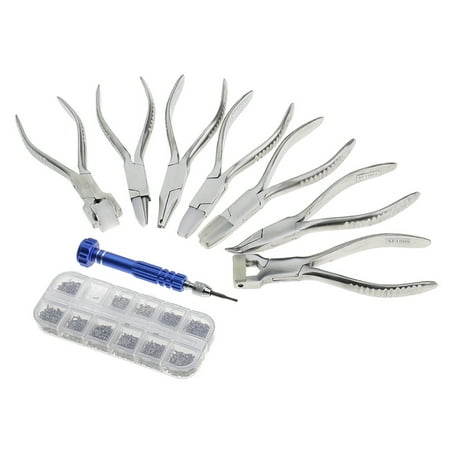 Rimless Glasses Disassembly Pliers Screwdriver Set Eyeglass Plier Tool Kit
