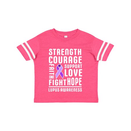 Inktastic Lupus Awareness Strength Support Courage Gift Toddler Boy or Toddler Girl T-Shirt
Inktastic Lupus Awareness Strength Support Courage Gift Toddler Boy or Toddler Girl T-Shirt