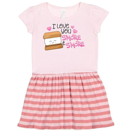 Inktastic I love you Smore and Smore Gift Toddler Girl Dress