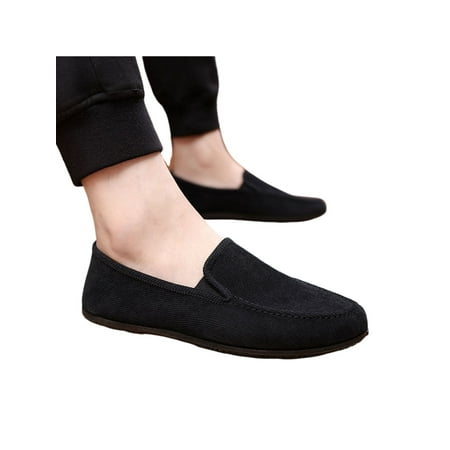Frontwalk Mens Flats Slip On Casual Walking Shoes Canvas Loafers Driving Non-Slip Boat Shoe Men Comfort Moccasin Black 1# 9
Frontwalk Mens Flats Slip On Casual Walking Shoes Canvas Loafers Driving Non-Slip Boat Shoe Men Comfort Moccasin Black 1# 9