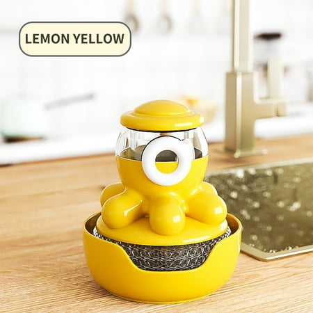 Pkeoh Dish Sponge With Handle Pot Brush Self Adding Liquid Kitchen Brush Cleaning Artifact Household Lazy Press Short Handle No Harm To Pot Washing Christmas Tree Skirt
Pkeoh Dish Sponge With Handle Pot Brush Self Adding Liquid Kitchen Brush Cleaning Artifact Household Lazy Press Short Handle No Harm To Pot Washing Christmas Tree Skirt