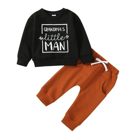 Kids Infant Child Toddler Newborn Baby Boys Long Sleeve Letter Sweatshirt T Shirt Blouse Tops Solid Trousers Pants Outfit Set 2PCS Clothes
Kids Infant Child Toddler Newborn Baby Boys Long Sleeve Letter Sweatshirt T Shirt Blouse Tops Solid Trousers Pants Outfit Set 2PCS Clothes