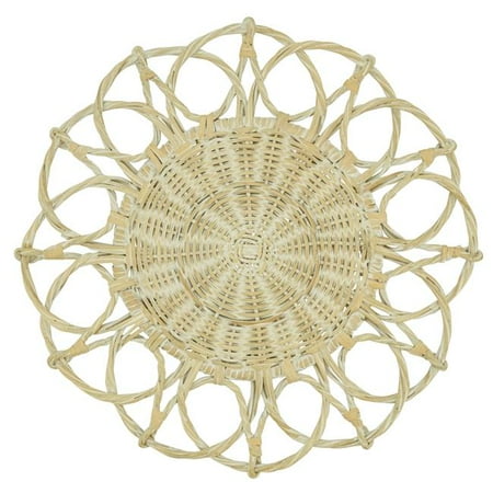 Saro Lifestyle 2001.W15R 15 in. Twisted Rattan Round Placemats White - Set of 4
Saro Lifestyle 2001.W15R 15 in. Twisted Rattan Round Placemats White - Set of 4