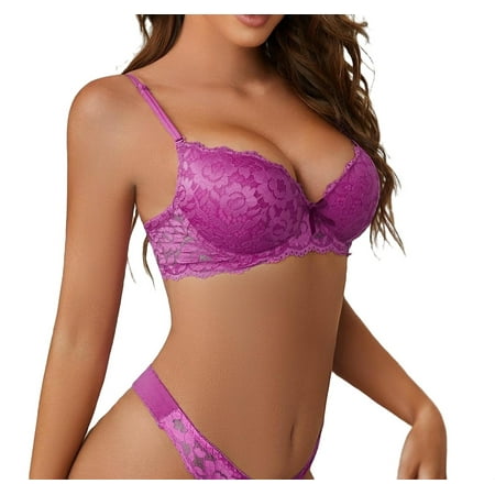 Women Plain A Piece Hot Pink Bras & Bralettes 85C