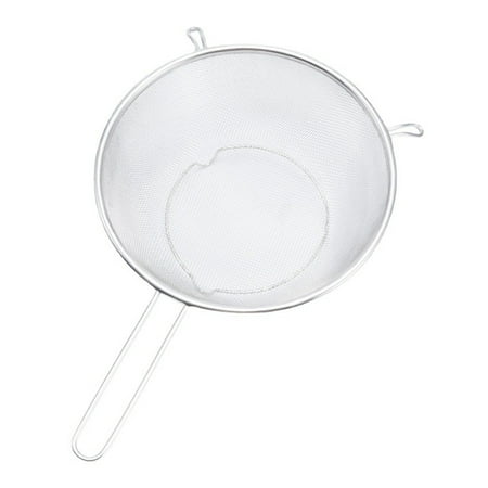TAONMEISU Fine Mesh Oil Strainer - Stainless Steel Colanders and Sifters - Reinforced Frame and Sturdy Handle Sift Strain Drain and Rinse Vegetables Pastas and Tea
TAONMEISU Fine Mesh Oil Strainer - Stainless Steel Colanders and Sifters - Reinforced Frame and Sturdy Handle Sift Strain Drain and Rinse Vegetables Pastas and Tea