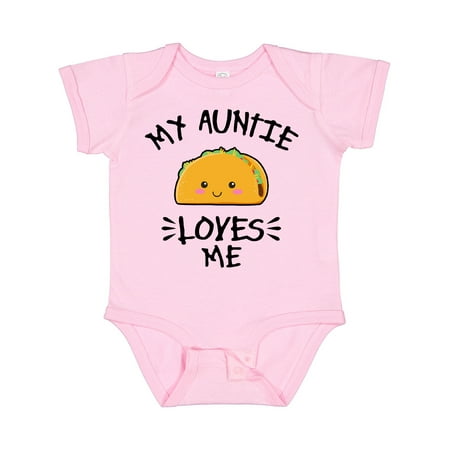 Inktastic My Auntie Loves Me with Taco Illustration Boys or Girls Baby Bodysuit
Inktastic My Auntie Loves Me with Taco Illustration Boys or Girls Baby Bodysuit