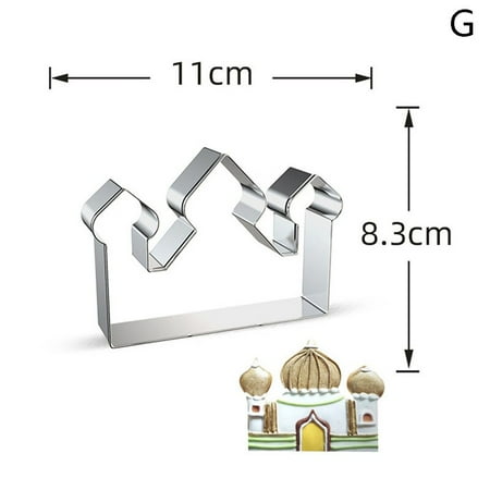 Eid Mubarak Biscuit Mold Moon/Star/Camel/Church Cookie Cutters DIY Cake Baking Kitchen Tools Ramadan
Eid Mubarak Biscuit Mold Moon/Star/Camel/Church Cookie Cutters DIY Cake Baking Kitchen Tools Ramadan