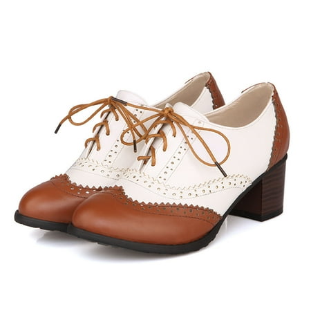 YOTAMI Women s Shoes High Heel Shoes Fashion Lace-up Pointed Toe Retro Casual Ankle Boots British Style Workwear Brown 5.5
YOTAMI Women s Shoes High Heel Shoes Fashion Lace-up Pointed Toe Retro Casual Ankle Boots British Style Workwear Brown 5.5