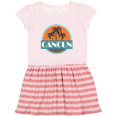 Inktastic Cancun Mexico Vacation Gift Toddler Girl Dress